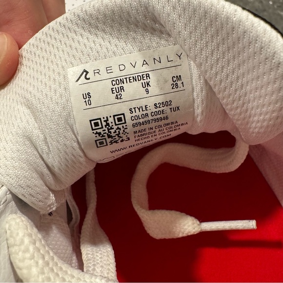 NEW Redvanly Contender Sneaker (Bright White/Tuxedo) - Picture 8 of 9